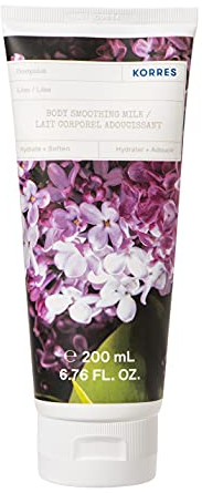 KORRES Lilac Glättende Bodymilk mit Aloe Vera, pflegende Hautcreme mit blumigen Duft, vegan, dermatologisch getestet, silikon- und parabenfrei, 200 ml