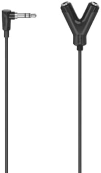 Hama Audio-Adapter, Klinkenstecker 3,5 mm, 2 Stereo-Klinkenbuchsen 3,5 m, Stereo