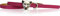 FRONHOFER schmaler Damengürtel, Katzenkopf Tiger Gürtelschnalle Straß, 1,5 cm, 18687, Größe:Körperumfang 100 cm/Gesamtlänge 115 cm, Farbe:Pink