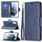 nancencen Kompatibel mit iPhone SE 2020 Hülle, Retro Ultradünnes Lederetui Anti Drop TPU Handyhülle, [Standfunktion] Brieftasche Flip Cover Schutzhülle（Blau）