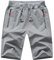 Tansozer Kurze Hosen Herren Shorts Sommer Sport Sweatshorts Gym Jogginghose Kurz Sweat Hose Männer Jersey Jogging Bermuda Shorts Dunkelgrau XL