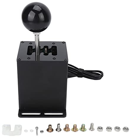 Vikye USB Simulator Shifter, USB Gear Shifter 7+R H Gear Shifter für ATS ETS Dust WRC SIM Racing Game für Logitech G29 G27 G25 G920 PC