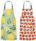 SWINILAYA 2 piezas Delantal Cocina Mujer - Delantal Personalizado, Mandiles De Cocina, Delantales De Cocina Mujer, Delantal Cocina Mujer Original