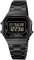 Nicoone Digitaluhr mit Edelstahlband, LED-Hintergrundbeleuchtung, wasserdicht, stilvolle Armbanduhr für Herren (Negro)