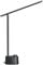 Honeywell LED Desk Lamp with USB Charging Ports, Sunturalux™ HWT-H01 Stepless Dimmable Eye Caring Desk Light for Home Office, Foldable Small College Dorm Lamp, Table Lamp for Bedroom Nightstand Black