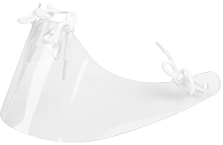 DECHOUS 1 x Hockey-Torwart-Nackenschutz, transparenter Torwart-Hals-Schutz, Sport, Torwart, Hockey, Nackenschutz, verstellbare Größe