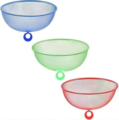 3pcs Food Cover Protector Anti- Bug Food Tent Dome Food Umbrella Mesh Dust Covers Screen Plate Serving Cover Vegetable Net for Kitchen Picnic Outdoor