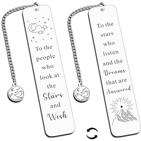 Lesezeichen, Geschenk für Damen, Herren, Buch-Fans, Freunde, Merch, Merch, Merch, inspirierende Geschenke für Frauen, Männer, Buchliebhaber, Lesezeichen, Weihnachtsstrumpffüller, Valentinstag,