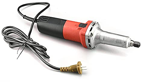 600W Geradschleifer Schleifer, Spannzange Ø 6mm, Schleifmaschine zum Schleifen, Fräsen und Entgraten mit 3 Schleifbits