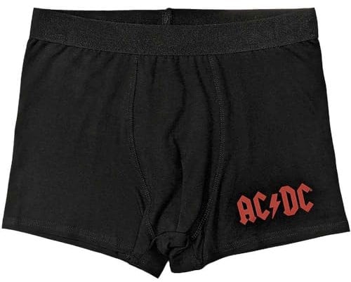 AC/DC Voltage Band Logo Boxer Shorts M Black