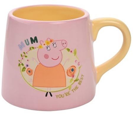 Widdop & Co. Peppa Pig Tasse mit Aufschrift Best Mum, HS111