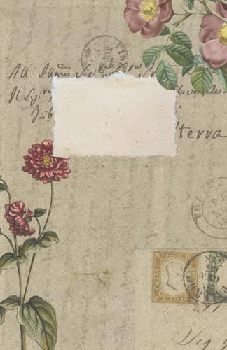 Vintage Floral Bullet Journal, Notebook: Cottagecore Flower (110 pages, 5.5x8.5)