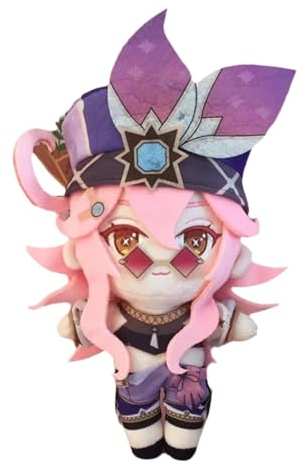 KUKUShining Genshin Impact Kuscheltier, 20cm Weiche Anime Figur Ausgestopftes Plüschtier Süße Cartoon Spielzeugpuppe for Gamer Fans Geschenke(Dori)