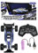 LEXIBOOK, Crosslander® Mini Buggy, Radio-controlled buggy, speed up to 15 km/h, Front and rear bumpers, Rechargeable, Blue, RC17