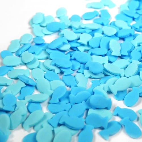 Streuselheld Fische 80g Streusel zum Dekorieren und Verzieren von Gebäck aller Art wie Torten Kuchen Keksen Zuckerstreusel