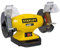 STANLEY - Meuleuse Polisseuse Ø150mm Touret à meuler 330W Base en fonte