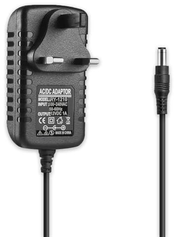 12V 1A Power Supply Adapter, AC to DC Power Supply Adapter Converter, 100-240V AC/DC Converter Adapter Driver Transformer, For Case Fan, IP/CCTV Security Camera, Keyboard, Wireless Wifi Router Ect