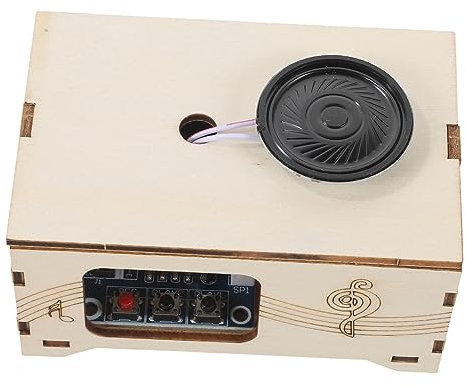 JOINPAYA Registratore Di Suoni in Legno Meccanico Fai Da Te Scatola Musicale Per Ragazzo Ragazza Carillon Di Assemblaggio