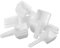 CAXUSD 40 Pcs Laundry Utensils Easy Measure Faucet Repair Tools Household Dry Goods Seven-piece Bowl Bearings Laboratory Measuring Mini Grinder Electronic Housing White Plastic