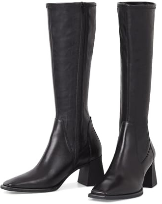 Vagabond Shoemakers Damen Hedda Leather Tall Stretch Boots, Schokolade, 40.5 EU