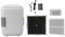 YHAILI Upgrades Refrigerador portátil con energía solar, refrigerador solar compacto, monocristalino, panel solar, refrigerador para camping