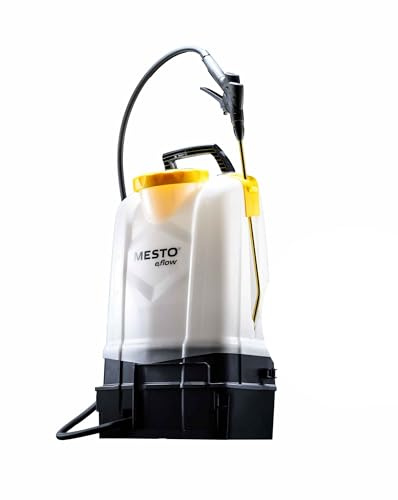 MESTO e.RS185 Akku-Rückenspritze (18 l Füllinhalt, Akku Sprühgerät mit 50 cm Spritzrohr & 1,5 m Schlauch, kompatibel mit 18 V BOSCH AMP SHARE, inkl. Akku und EU-Ladegerät, Rückensprühgerät) 3626EU