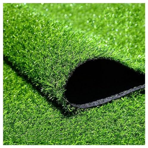 Outdoor Fake Grass Turf Artificial Grass Rug 0.78 Inch, Indoor Outdoor Synthetic Dog Grass Mat Artificial Turf Area Rug For Pet Patio Garden Balcony Wedding Background Decoration(3x3m(9.8*9.8ft))