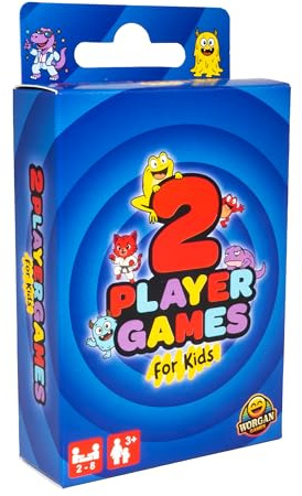 2 Player Card Games For Kids: Simple & Fun Classic Family Table Games - Snap, Pairs, Go Fish, Old Maid, Rummy, Crazy Eights - Ages 3+