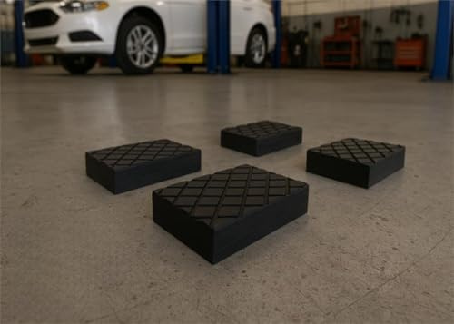 Heavy Duty Rubber Lifting Pad Suitable for Scissor Lifts, jacking Beams etc. Dimensions: 160 x 120 x 40mm