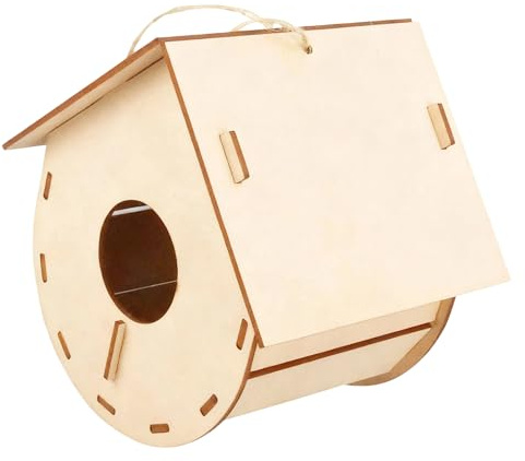 Vogelhaus-Set aus Holz, Bastelzubehör für Kinder, Studenten, pädagogisches Physik-Lehrwerkzeug, Familie