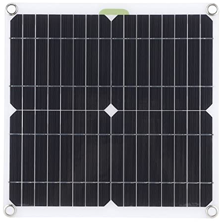 Yctze Kit de Panneau Solaire de Voiture 200 W Panneau Solaire Monocristallin à Haute efficacité pour Véhicule, Camping-Car, Yacht de Voiture Rapide 200 W, Kit de, à Haute efficacité, Po