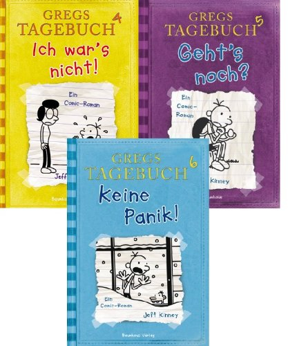 Kinney, Jeff, Gregs Tagebuch Band 4 - 5 - 6 als Set