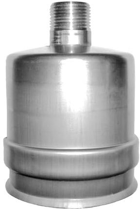 raik 2-21-2100-080 Pelletrohr/Ofenrohr 80mm - Entwässerungsmuffe INOX