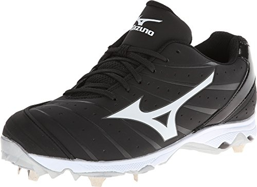 Mizuno Tacos avanzados Sweep 2 Fastpitch de 9 pinchos para mujer, Negro/Blanco, 42 EU