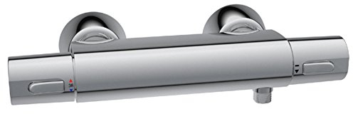 Aufputz-Brause-Thermostat-Brausebatterie derby style verchromt VIGOUR