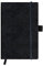Herlitz 5er Pack 11369790 Notizbuch my.book Classic A5, 96 Blatt, blanko, schwarz