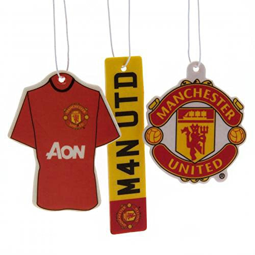 Manchester United Official FC Car Air Freshener (3 Pack)