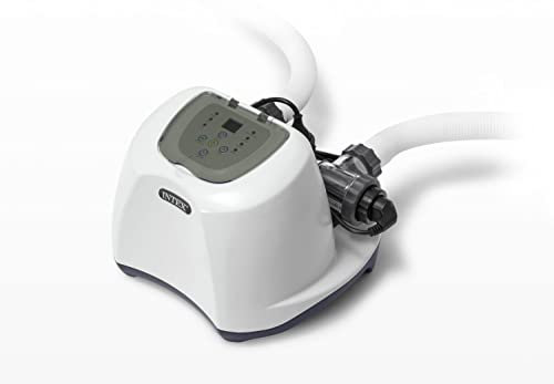 Intex Krystal Clear Saltwater System with E.C.O. (Electrocatalytic Oxidation) for up to 15000-Gallon Above Ground Pools, 110-120V with GFCI