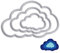 U-horizon Matrices de découpe 3 PCS Nuages Clouds, Cutting Dies Pochoir à découper en métal pour Scrapbooking, Album Photo, Carte, Papier de décoration, Cadeau Nuages