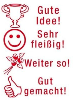 TimeTEX Siebdruck-Stempel Perpetuum, 4 in 1, Gute Idee