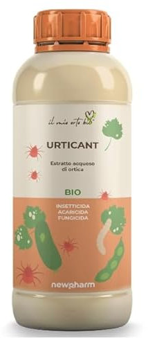 NEW PHARM Insetticida e Fungicida Estratto di Ortica 1 litro Biologico