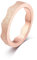 Banemi Ring Vintage Damen, Partnerring Edelstahl Krone Roségold Ringe Party Reise Schmuck Größe 49 (15.6)