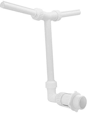 Moageme Piscine C, Jet d'eau Piscine Fontaine CPiscine Réglable Support Piscine Décoration piscines Accessoires Jet pour Joint fileté 1,5 (Tête Double)