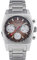 Sugess Chrono Heritage Herren-Armbanduhr mit braunem Panda-Zifferblatt, 316l Stahl, mechanisch, Möwe 1963, silber