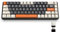 YINDIAO K68 60% Wireless Mechanical Gaming Keyboard,Bluetooth 5.0/2.4Ghz,Dual mode 2-in-1 USB-C Receiver,Hot Swappable,68 Keys Compact US Layout,Power Saving,Red Switch,for PC,Mac (Milk Shake)