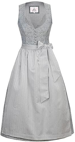 MarJo Dirndl Hilda (75cm) blau/Silber - 44