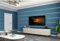 mwpqbd Upgraded Deerskin Velvet High-end Modern Minimalist 3D Wallpaper Plain Non-Woven Living Room Bedroom TV Background Wall Paper 20.8 '* 393.7'Non Peel and Stick Wallpaper (Sapphire Blue 066