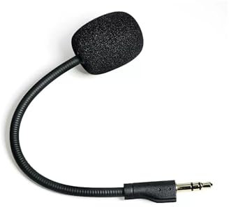 Blackshark V2 Mic Replacement for Logitech G233/ G433 Gaming Headset, Replacement MIC Wireless Gaming Headset 3.5mm Detachable Game Boom Microphone with Foam (Black)