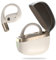 ZIHNIC Cuffie Bluetooth senza fili con microfono, auricolari con ganci, batteria 28H, impermeabilità IPX5, compatibili con Anyphone-Beige