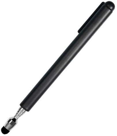 Torribala LáPiz óPtico TelescóPico Universal para Pantallas TáCtiles, Puntero RetráCtil y LáPiz óPtico con Punta Flocada Especial (Negro)